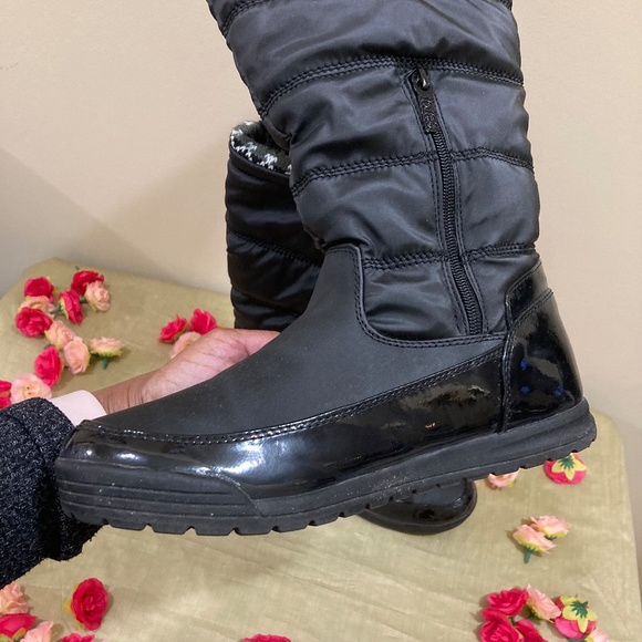 NWT Totes Waterproof Black Boots "Caroline 2" 10M - Picture 4 of 16